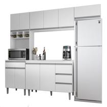 Cozinha Modulada 5 Peças 241 cm Andreia Branco REAJL