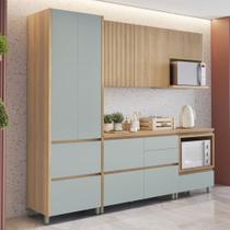 Cozinha Modulada 5 Peças 260cm 6 Portas e 7 Gavetas com Paneleiro Rainha Nesher Cozinha Modulada 5 Peças 260cm 6 Portas e 7 Gavetas com Paneleiro Rainha Nesher