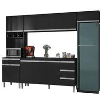 Cozinha Modulada 5 Peças 281 cm Andreia Preto REAJL