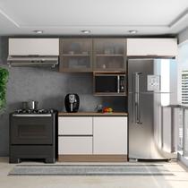 Cozinha Modulada 5 Peças 5 Portas 3 Gavetas Balcão com Tampo Etna Cozinha Modulada 5 Peças 5 Portas 3 Gavetas Balcão com Tampo Etna