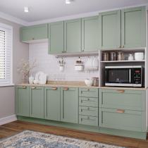 Cozinha Modulada 5 Peças Arizona CabeCasa MadeiraOriginals Verde Menta Cozinha Modulada 5 Peças Arizona CabeCasa MadeiraOriginals Verde Menta