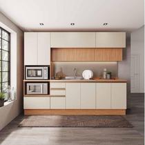 Cozinha Modulada 5 Peças com Armários, Balcões e Torre Quente Aroeira CabeCasa MadeiraOriginals Cinza Sereno Cozinha Modulada 5 Peças com Armários, Balcões e Torre Quente Aroeira CabeCasa MadeiraOriginals Cinza Sereno
