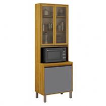 Cozinha Modulada 5 Peças com Tampo e Vidro Eduarda Plus CHF Cozinha Modulada 5 Peças com Tampo e Vidro Eduarda Plus CHF