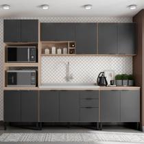 Cozinha Modulada 5 Peças Frcz1 Avena Grafito