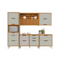 Cozinha Modulada 5 Peças Ripado Nesher Imperatriz Mdf