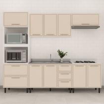 Cozinha Modulada 5 Peças sem Pia Amara Politorno Móveis Cozinha Modulada 5 Peças sem Pia Amara Politorno Móveis
