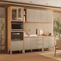 Cozinha Modulada 5 Peças sem Pia em MDF Plena Demóbile