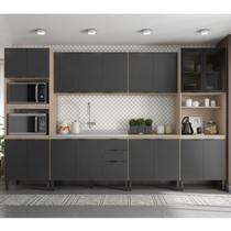 Cozinha Modulada 6 Peças FTM006 Avena Grafito Demobile