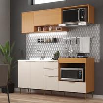 Cozinha Modulada 6 Portas e 2 Gavetas Alice Yescasa Cozinha Modulada 6 Portas e 2 Gavetas Alice Yescasa