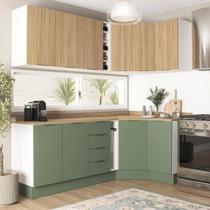 Cozinha Modulada 8 Peças 3 Aéreos 3 Balcões Adega e Toalheiro Ipanema CabeCasa MadeiraOriginals Acácia/Verde Folha Cozinha Modulada 8 Peças 3 Aéreos 3 Balcões Adega e Toalheiro Ipanema CabeCasa MadeiraOriginals Acácia/Verde Folha