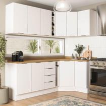 Cozinha Modulada 8 Peças 3 Aéreos 3 Balcões Adega e Toalheiro Ipanema CabeCasa MadeiraOriginals Branco Cozinha Modulada 8 Peças 3 Aéreos 3 Balcões Adega e Toalheiro Ipanema CabeCasa MadeiraOriginals Branco