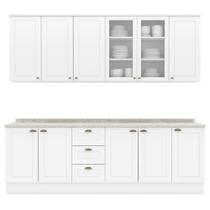 Cozinha Modulada 9 Pecas 240 Cm Ce856 Americana Henn Cozinha Modulada 9 Pecas 240 Cm Ce856 Americana Henn