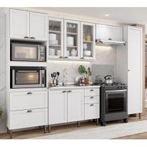 Cozinha Modulada Ambiente Classy Composição 8 Branco - Thb Cozinha Modulada Ambiente Classy Composição 8 Branco - Thb