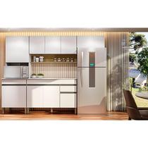 Cozinha Modulada Ambiente Line Composição 4 Supremo Freijó - Kits Paraná