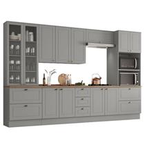 Cozinha Modulada Americana 03 Cinza - Henn