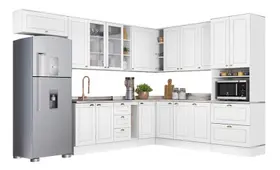 Cozinha Modulada Americana 18 Branco - Henn