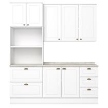 Cozinha Modulada Americana 3 Peças com Torre Quente 2 Fornos - Móveis Henn Cozinha Modulada Americana 3 Peças com Torre Quente 2 Fornos - Móveis Henn