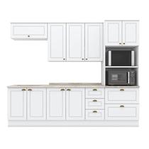 Cozinha Modulada Americana 7 Peças Branco HP Henn Cozinha Modulada Americana 7 Peças Branco HP Henn