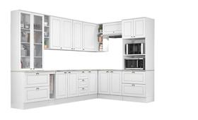 Cozinha Modulada Americana com 13 Peças Branco HP - Henn