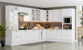 Cozinha Modulada Americana com 19 Peças Branco HP - Henn