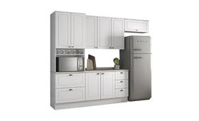 Cozinha Modulada Americana com 5 Peças Branco HP - Henn