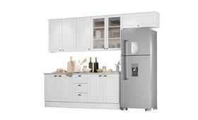 Cozinha Modulada Americana com 7 Peças Branco HP - Henn