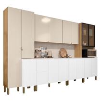 Cozinha Modulada Art 7 Peças Composição 4 Freijó Ártico Soft Kits Paraná