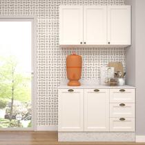 Cozinha Modulada Aurora Provençal 120cm Conjunto Clássico