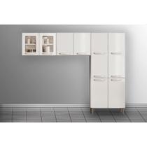 Cozinha Modulada Bertolini Evidence 3 Peças (2 Armários + 1 Paneleiro) CPT57 Branco