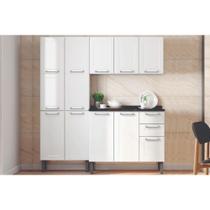 Cozinha Modulada Bertolini Múltipla 3 Peças (Paneleiro+Armário+Gabinete Pia) CZ33 Branco