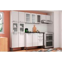 Cozinha Modulada Bertolini Múltipla 4 Peças (2 Armários + 1 Balcão + 1 Paneleiro) C4P80 Branco Cozinha Modulada Bertolini Múltipla 4 Peças (2 Armários + 1 Balcão + 1 Paneleiro) C4P80 Branco