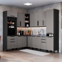 Cozinha Modulada Canto Torre Quente 8 Peças Diamante Cozinha Modulada Canto Torre Quente 8 Peças Diamante