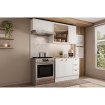 Cozinha Modulada Carraro 3 Peças Bella C3P23 Branco Cozinha Modulada Carraro 3 Peças Bella C3P23 Branco