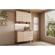 Cozinha Modulada Carraro Alpha Carraro 2 Peças Alpha C2P51 Freijo/Off White Cozinha Modulada Carraro Alpha Carraro 2 Peças Alpha C2P51 Freijo/Off White