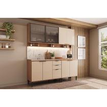 Cozinha Modulada Carraro Alpha Carraro 4 Peças Alpha C4P178 Freijo/Off White Cozinha Modulada Carraro Alpha Carraro 4 Peças Alpha C4P178 Freijo/Off White
