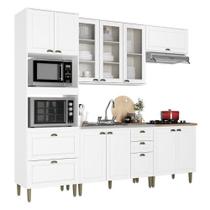 Cozinha Modulada Classy Composição 11 Branco - Thb Cozinha Modulada Classy Composição 11 Branco - Thb