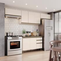 Cozinha Modulada Compacta 280cm 07 Portas 3 Gavetas Connect Henn Cozinha Modulada Compacta 280cm 07 Portas 3 Gavetas Connect Henn