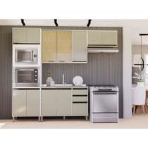 Cozinha Modulada Compacta 4 Peças sem Tampo Linea Luciane Móveis