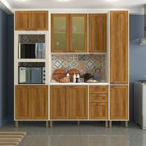 Cozinha Modulada Compacta 4Peças Tampo Vidro Reflecta Sofia Cozinha Modulada Compacta 4Peças Tampo Vidro Reflecta Sofia