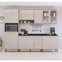 Cozinha Modulada Compacta 5 Peças com Tampos e sem Pia Isis Luciane Móveis