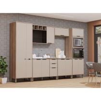 Cozinha Modulada Compacta 6 Peças com Espaço para Forno e Micro-ondas sem Tampo Aspen Luciane Móveis Cozinha Modulada Compacta 6 Peças com Espaço para Forno e Micro-ondas sem Tampo Aspen Luciane Móveis