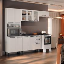 Cozinha Modulada Compacta em Aço 4 Peças 11 Portas 2 Gavetas Paneleiro Para Forno Florença Itatiaia Cozinha Modulada Compacta em Aço 4 Peças 11 Portas 2 Gavetas Paneleiro Para Forno Florença Itatiaia