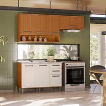 Cozinha Modulada Completa 3 Peças 7 Portas 2 Gavetas com Balcão Pia Criare