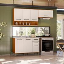 Cozinha Modulada Completa 3 Peças 7 Portas 2 Gavetas com Balcão Pia Criare