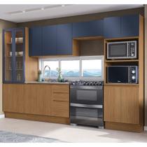 Cozinha Modulada Completa 340cm 14 Portas 3 Gavetas Ciela Kappesberg