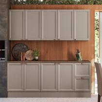 Cozinha Modulada Completa 4 Peças 9 Portas 2 Gavetas Unna