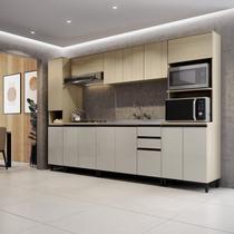 Cozinha Modulada Completa 6 Peças 14 Portas 2 Gavetas Yescasa