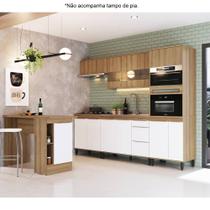 Cozinha Modulada Completa com Bancada 06PC Linha Paola PA0050P Delmarco