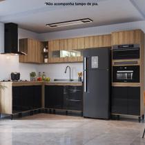 Cozinha Modulada Completa de canto 07PC Linha Paola CJ42-006 Delmarco