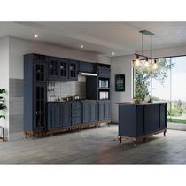 Cozinha Modulada Completa de Madeira Hannover - M502